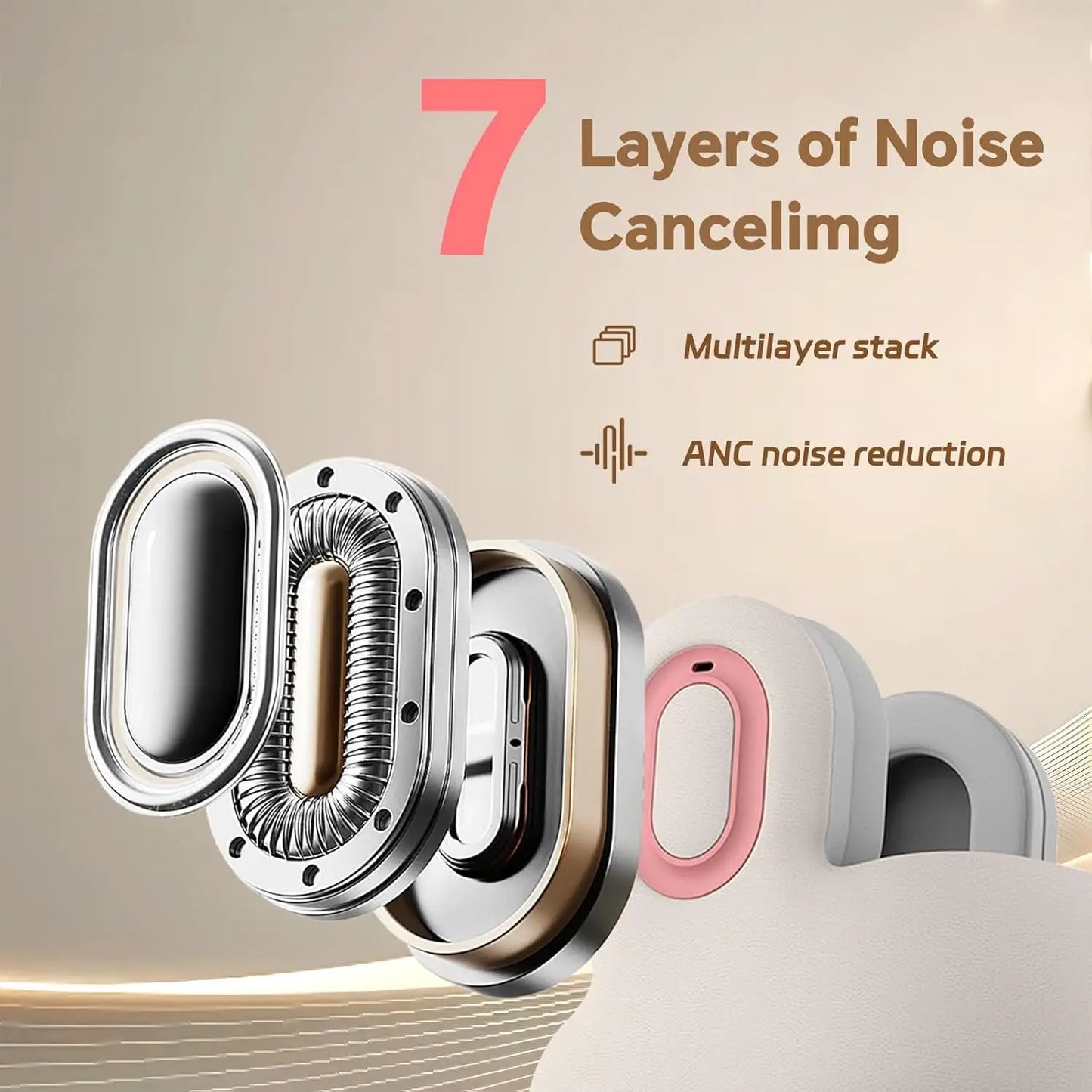 3 in1 Neck Pillow for Travel, Bluetooth Noise-Canceling Headset with Neck Massager and Heat, U-Shape Memory Foam Airplane Pillow