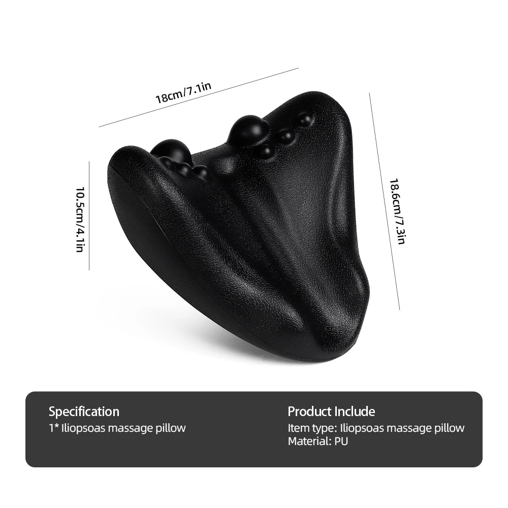 Iliopsoas Massage Pillow Pelvic Release And Belly Fat Massage Relieve Cervical Discomfort Lumbar Muscle Relaxation Tools