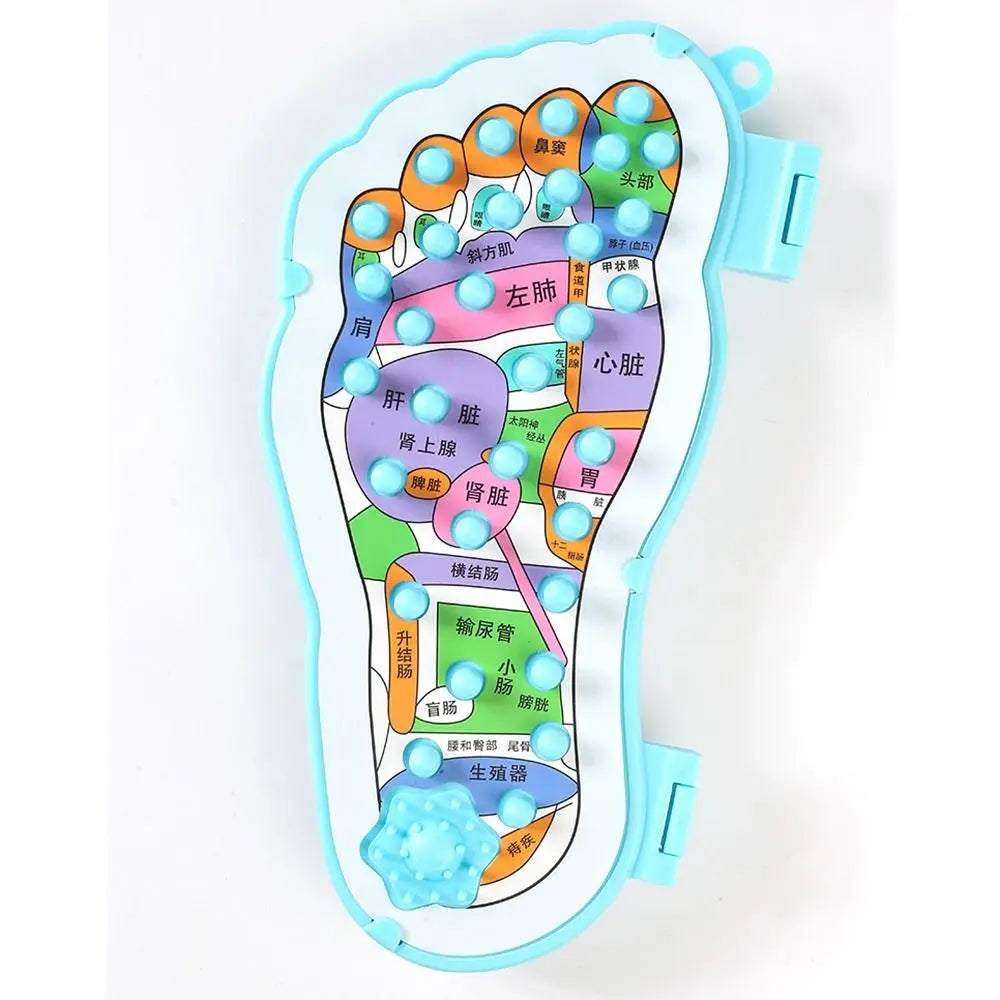 Acupressure Mat Foot Massager - Relieve Pain & Fatigue, Shiatsu Reflexology Points for Men Women Home Use