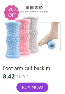 Beech rolling massage stick back abdomen body meridian scraping massager to relax muscle pressure scraping tool