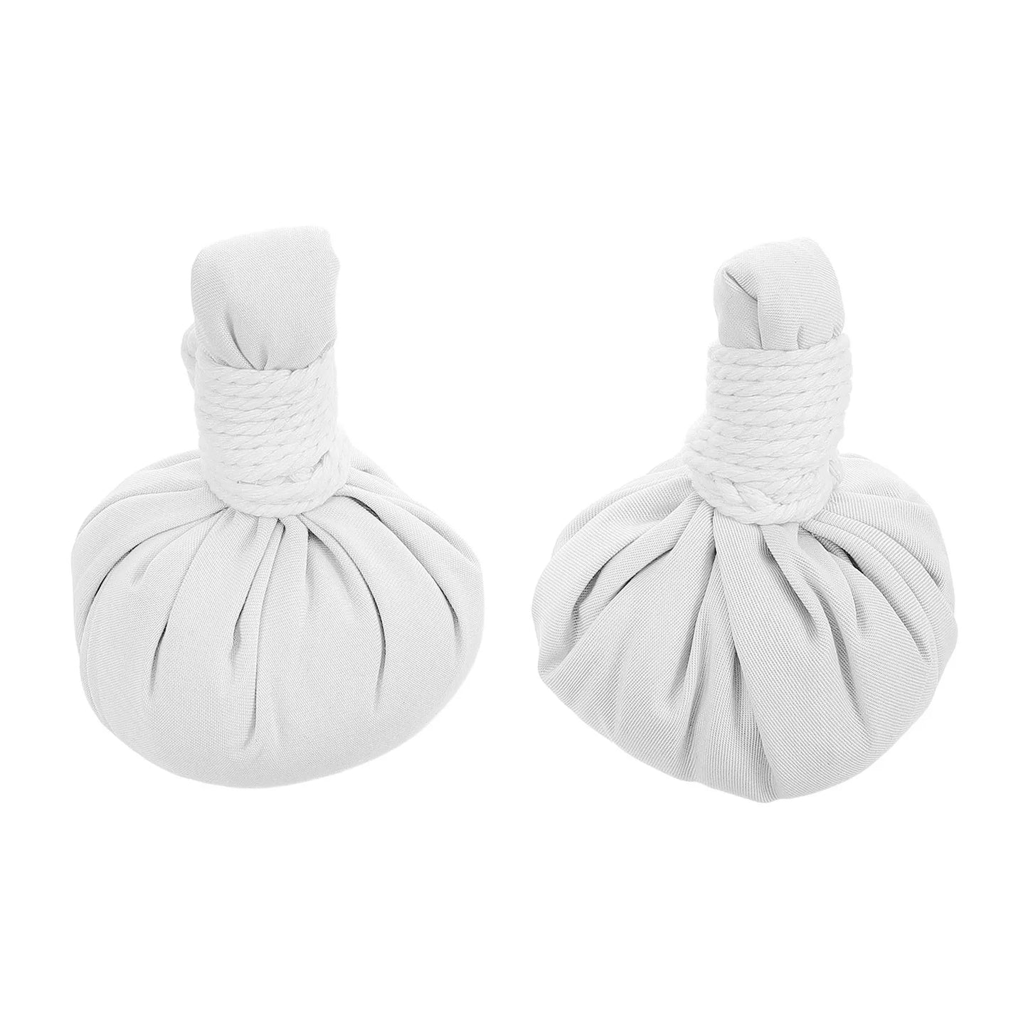 2pcs Herbal Massage Balls Thai Therapy Spa Natural Deep Tissue Relief Acupressure Relaxation Tool For Home Office Gym
