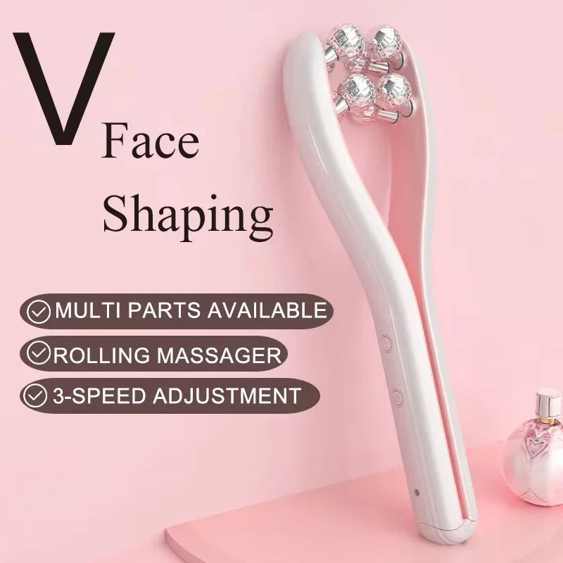 V-Face Beauty Facial Massager Roller Skin Care Tool for Slimming Face Firming And Lifting