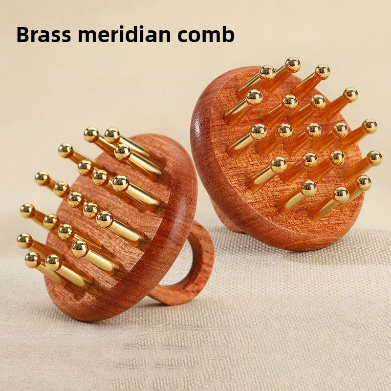Brass Gua Sha Massage Tool for Deep Tissue Massage Lymphatic Drainage Muscle Pain Relief Head Neck Leg Body Meridian Therapy