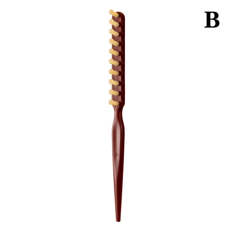 ♥Head Meridians Massage Comb Copper Wood Meridians Comb Needling Guasha Scalp Relax Tools