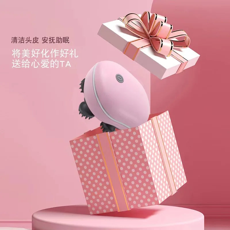 Electric Scalp Head Massager Red Light Therapy Antistress Relax Body Massage Remove Muscle Tension Tiredness Massageador Tool