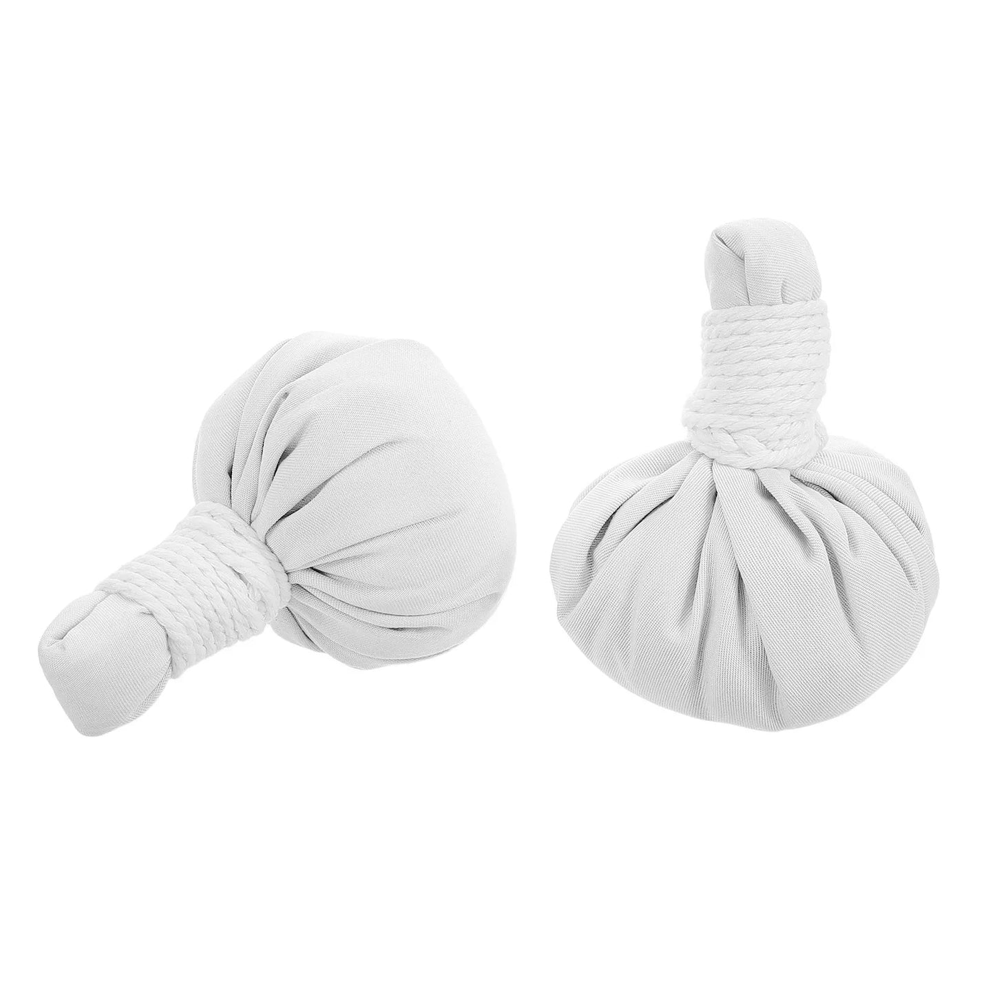 2pcs Herbal Massage Balls Thai Therapy Spa Natural Deep Tissue Relief Acupressure Relaxation Tool For Home Office Gym